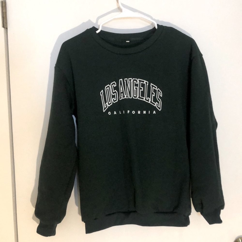 LOS ANGELES GREEN CREW NECK